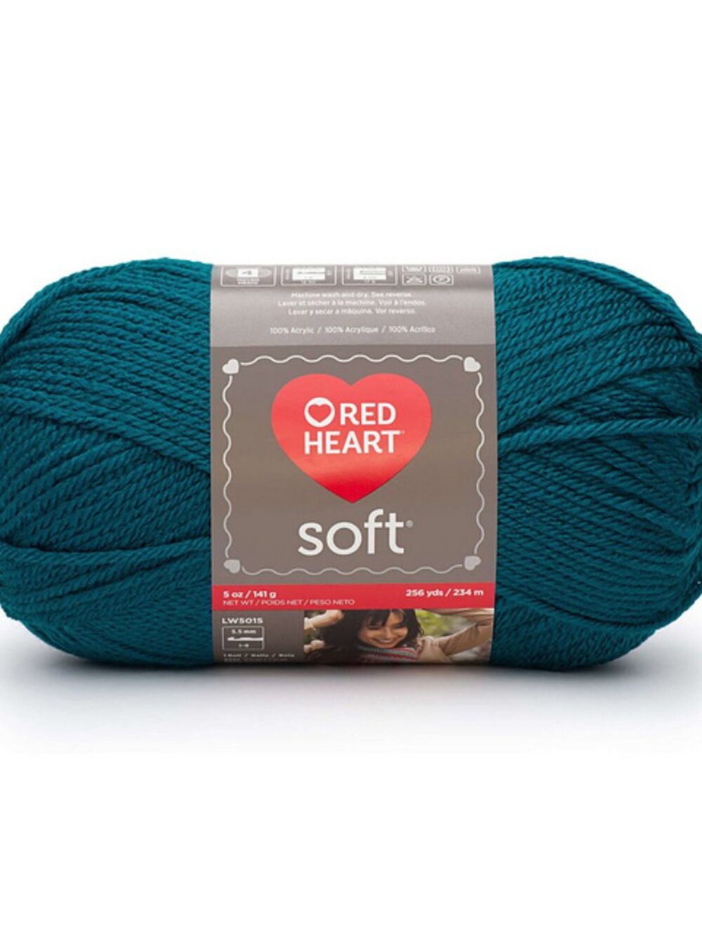 RED HEART Soft Yarn - 1-Skein - Teal
